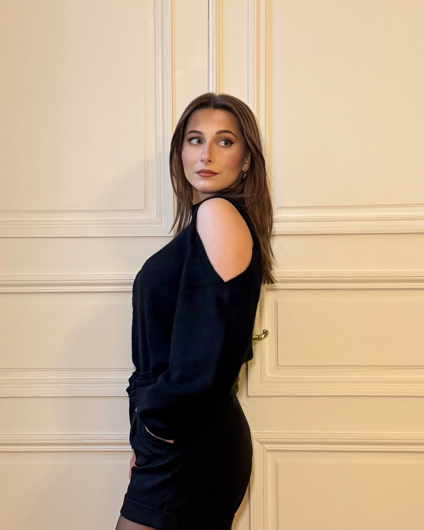 Pull épaules nues