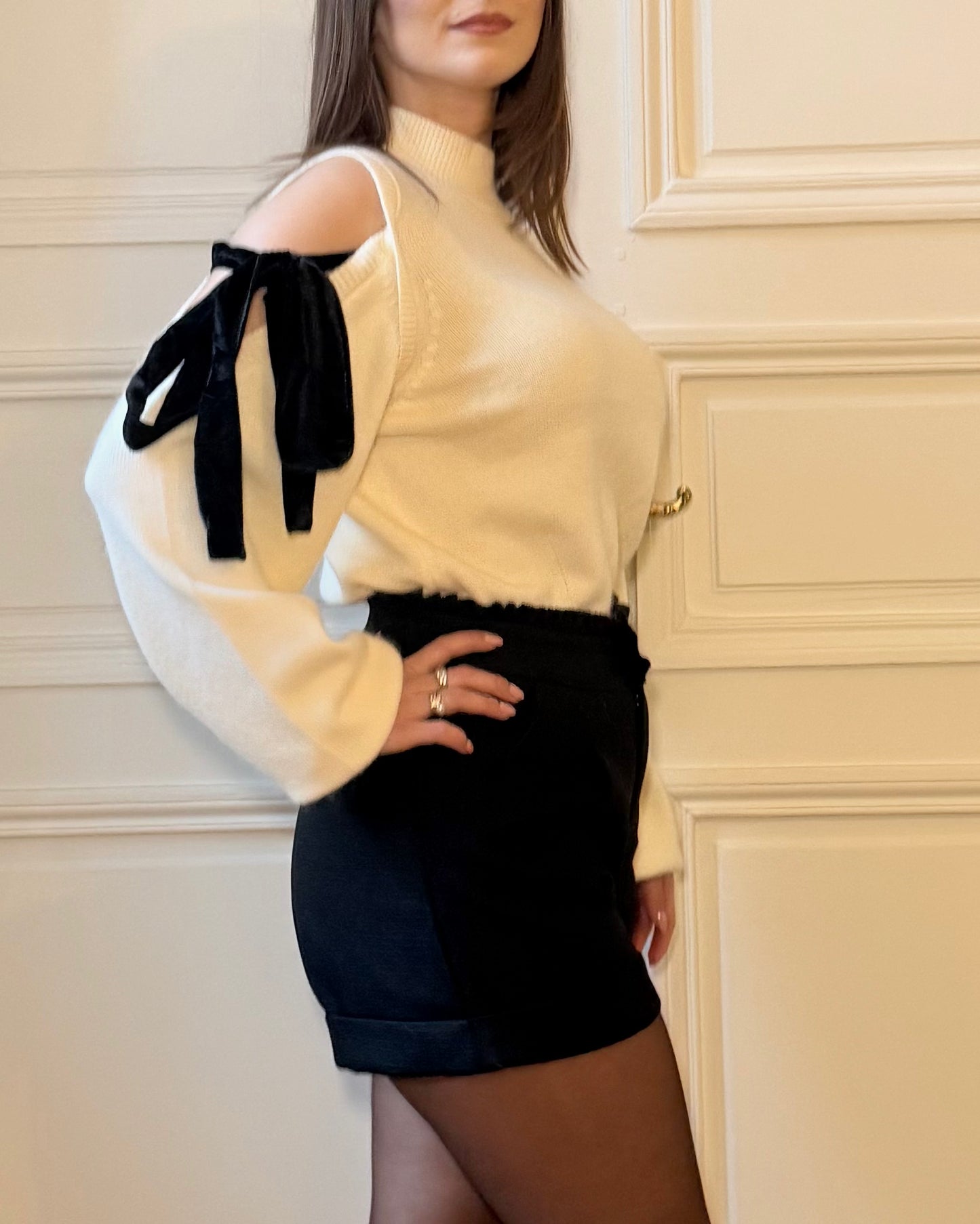 Pull épaules nues
