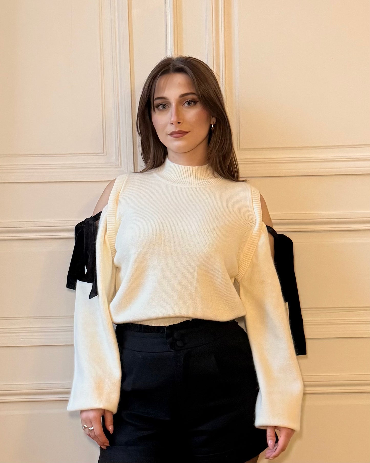 Pull épaules nues